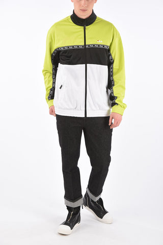 Felpa Fluo con Chiusura Zip