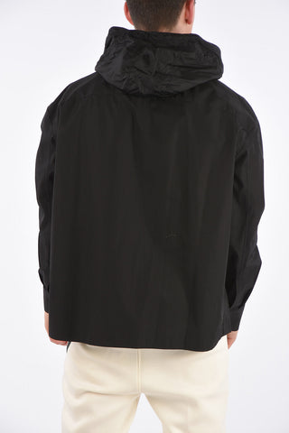 Cotton Shirt with Hood