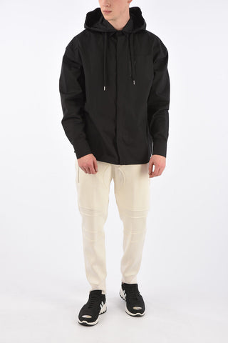Cotton Shirt with Hood