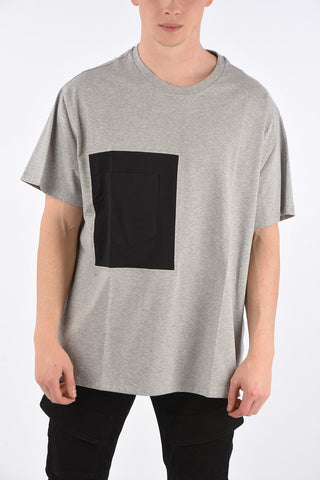 Crewneck T-Shirt with Breast Pocket