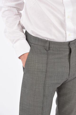 COLLEZIONI Hopsack Single Pleat Pants