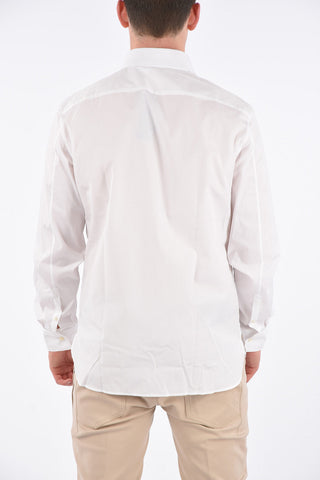 Camicia Slim Fit con Colletto Stampato