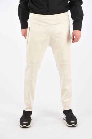 drawstring superskinny fit sweat biker pants