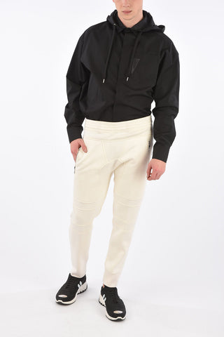 drawstring superskinny fit sweat biker pants