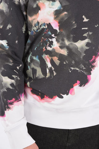 Cotton Printed Crew-Neck Sweatshirt