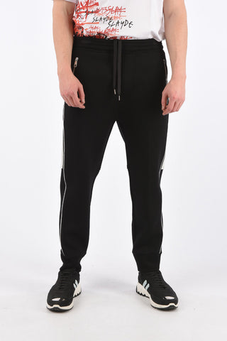 Neoprene Skinny Fit Pants with Side Bands