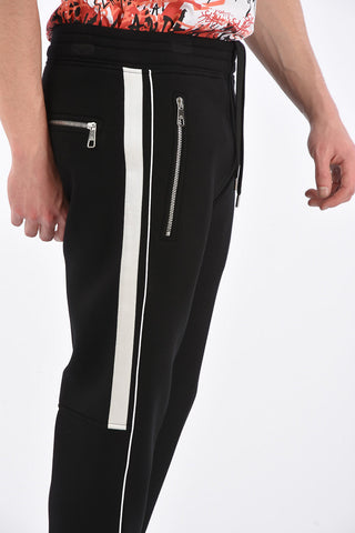 Neoprene Skinny Fit Pants with Side Bands