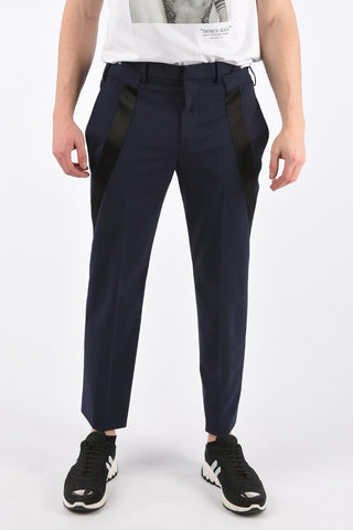 Slim Fit Belt Loops Trousers