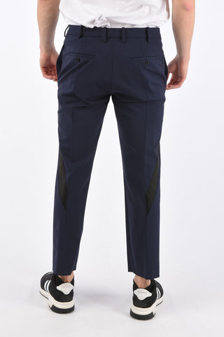 Slim Fit Belt Loops Trousers