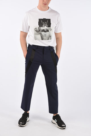 Slim Fit Belt Loops Trousers