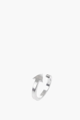 silver ARROW ring