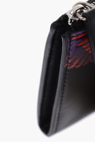 Leather RED WINGS Zip Around Mini Wallet