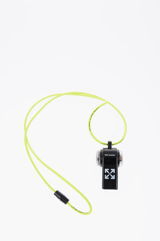 whistle with compass and thermometer