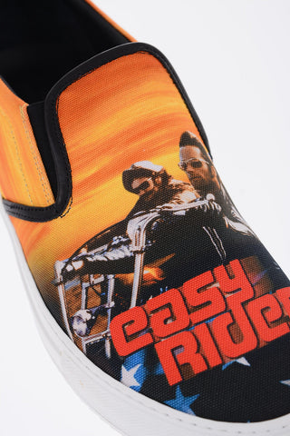 fabric EASY RIDER POSTER slip on