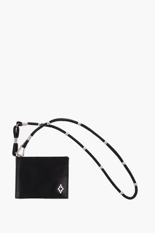 Leather wallet with chain