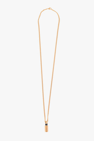 metal HEXNUT necklace with pendant