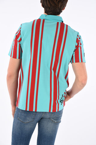 4 Button Polo Shirt with Logo-Embroidery