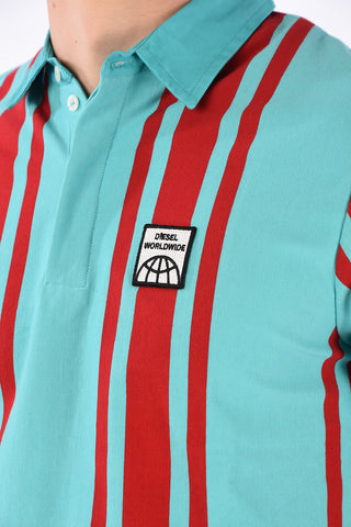 4 Button Polo Shirt with Logo-Embroidery