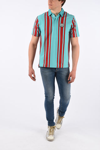 4 Button Polo Shirt with Logo-Embroidery