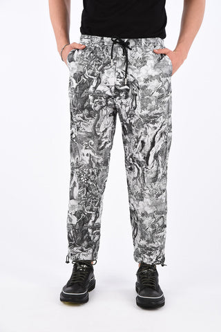 Pantalone P-TOLL-KAOS a fantasia con Elastico in Vita