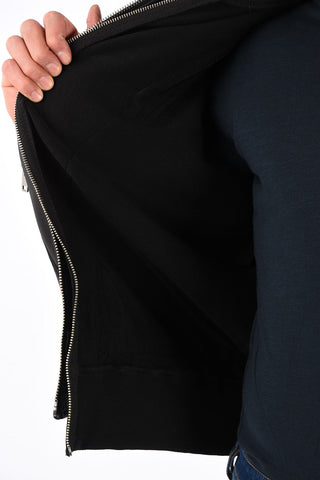 Leather L-NORMAN Jacket with Hood