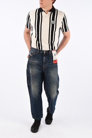 21cm High Waist D-FRANKY Carrot Fit Jeans L32