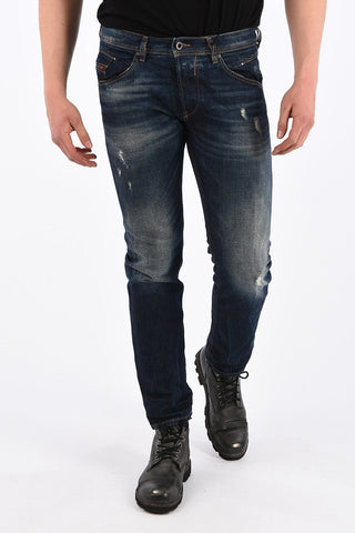 Jeans Tapered Fit BELTHER-R Effetto Vintage 18cm L.32