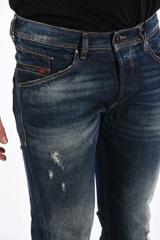 Jeans Tapered Fit BELTHER-R Effetto Vintage 18cm L.32