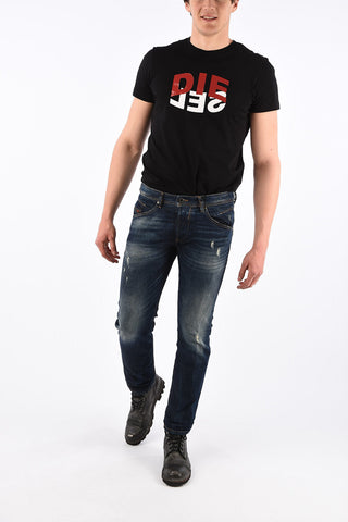 Jeans Tapered Fit BELTHER-R Effetto Vintage 18cm L.32