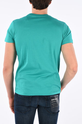 Logo Print T-DIEGO-QA Crewneck T-Shirt