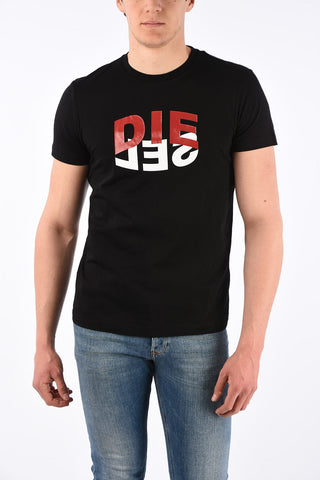 Logo Print T-DIEGOS-N22 Crewneck T-Shirt