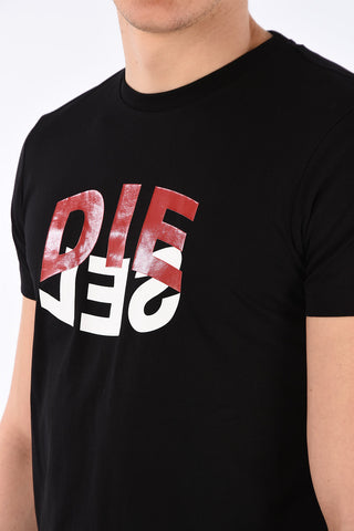 Logo Print T-DIEGOS-N22 Crewneck T-Shirt