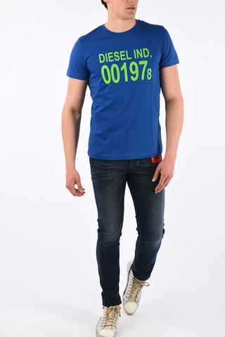 T-Shirt Girocollo T-DIEGO-001978 con Stampa Logo