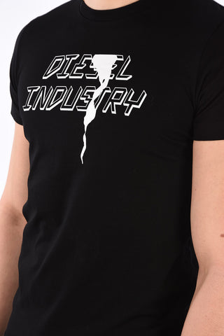 Jersey T-DIEGO-J25 T-shirt with Logo Print