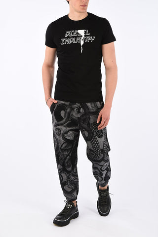 Jersey T-DIEGO-J25 T-shirt with Logo Print