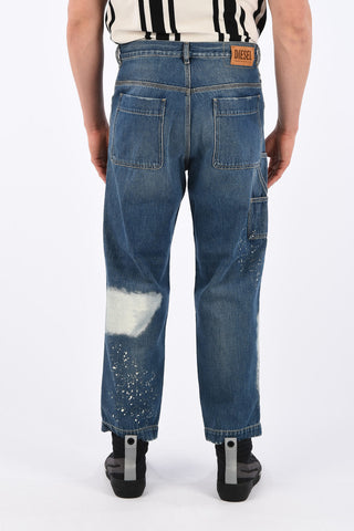 22cm Vintage Effect D-FRANKY Carrot Fit Jeans L32