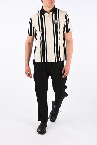 2 Buttons T-POLO-STRIP Polo With Logo Embroidery
