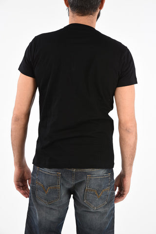 Logo Print T-DIEGO-QA Crewneck T-Shirt