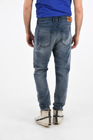 17cm Stretch Denim D-VIDER CB-NE Sweat Jogg jeans