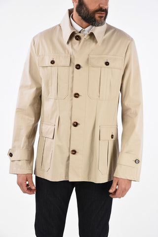 Multipocket Cropped Trench
