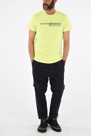 Cotton T-DIEGO-SLITS-J6 Crewneck T-Shirt