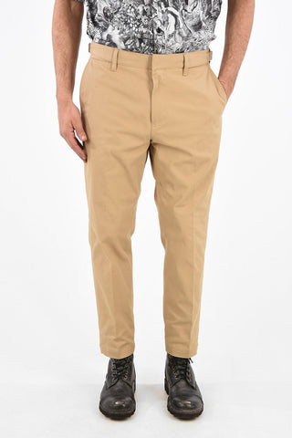 Cotton P-CHARLIE Pants with Belt Loops