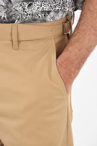 Cotton P-CHARLIE Pants with Belt Loops