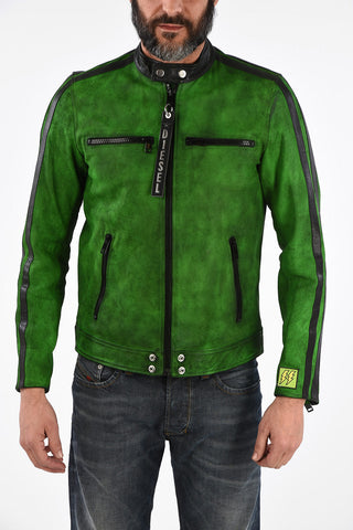 Leather L-BOY-A Jacket with Zip Closure