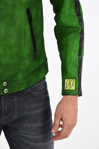 Leather L-BOY-A Jacket with Zip Closure