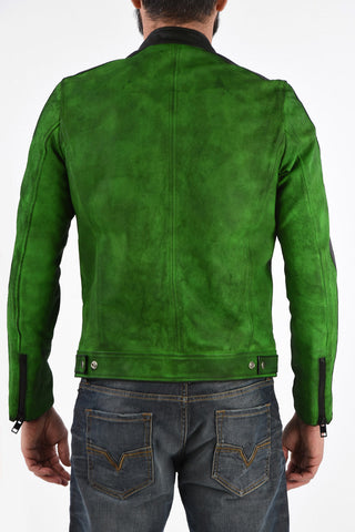 Leather L-BOY-A Jacket with Zip Closure