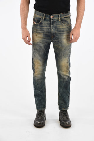 16cm Vintage Effect D-EETAR Tapered Fit Jeans L32