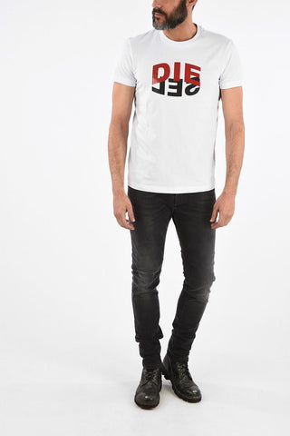 Crew-Neck T-DIEGOS-N22 T-shirt with Logo Print