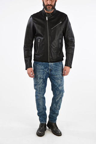 Leather R-LUMENIROK Jacket