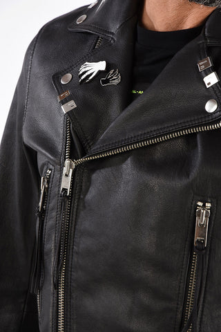 Leather L-GOTIV-A Biker Jacket
